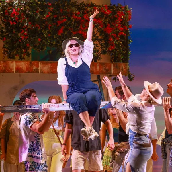 2026 Gold Coast cast, Mamma Mia! The Musical. Photo by Wallis Media